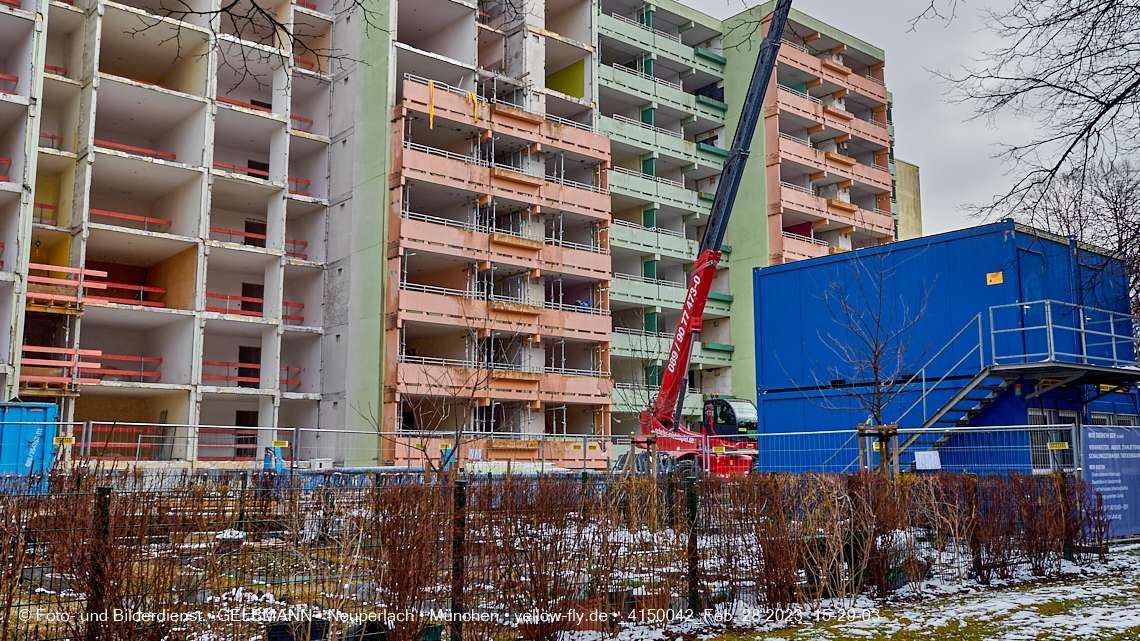 28.02.2023 - Sanierung in der Kurt-Eisner Straße Neuperlach